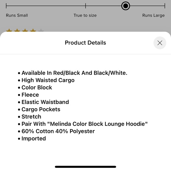 NWT❤️🖤 MELINDA COLORBLOCK 2pc SET - Picture 4 of 4